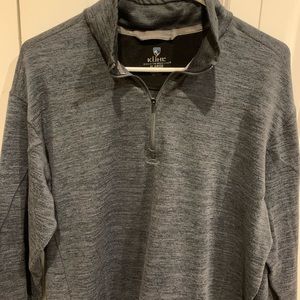 Kuhl Mens Quarter Zip Gray Size XL